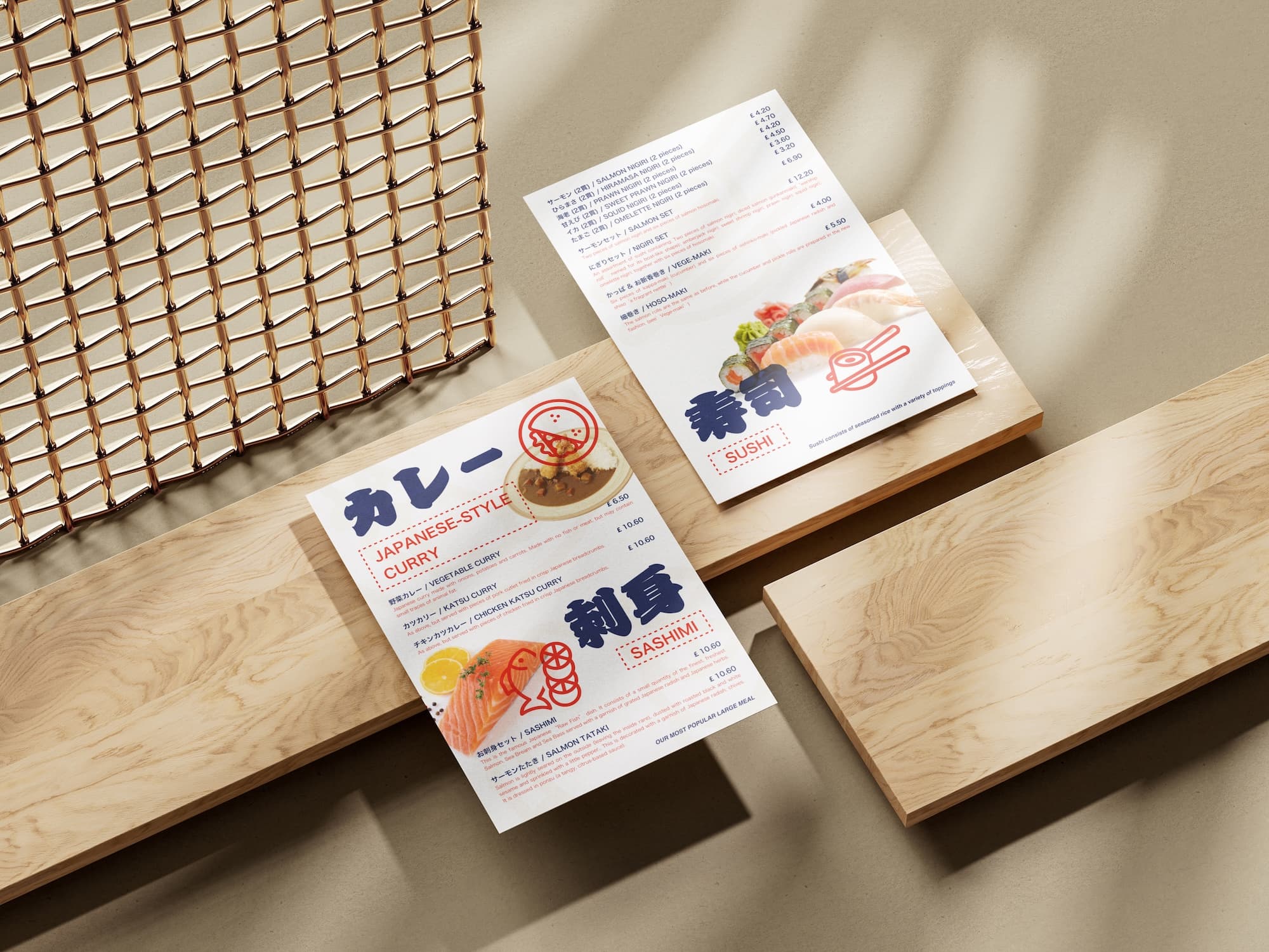 Tokyo Diner menu